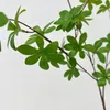 装飾的な花人工緑の植物プラスチック日本の鐘の葉シミュレーション植物本物のタッチリーフブランチホームリビングルーム