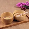 Ciotole per bambini Contenitori naturali artigianali a mano Usimi da cucina domestici Famiglia Rice Table stoviglie Bamboo vegano
