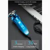 Zozen Electric Shaver Rotary Razor Beard Trimmer充電式ヘア切断シェービングマシンZN3013 240420