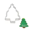 Moulds 5Pcs/set Christmas Cookie Cutter Gingerbread Xmas Tree Mold Christmas Cake Decoration Tool Navidad Gift DIY Baking Biscuit Mould