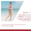 Pakken Japanse en Koreaanse hete lente strand kleine borsten verzamelen dikke hoge taille dekking buiksplit bikini zwempak