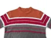 Designer tröjor Retro Classic Fashion Cardigan Sweatshirts Men tröja brev broderi rund hals bekväm jumper 2250