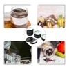 Dinnerware Regular Mouth Metal Wide Mason Jars Canning Lids Proof Leak Reusable Cover Leakproof Tinplaste