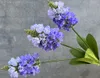 Decorative Flowers Hyacinth Imitation Wedding Road Guide Flower Arrangement Home Decoration Violet Christmas Gift