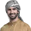 Bandanas Durag 55 pouces 140 cm pour hommes Grands câchis de châchison musulman arabe arabe SHEMAGH SHARNE BANGET BONNET HIEDSCARF 240426