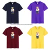 2024 Brand Bear camisas de pólo masculas camisetas de designer esportes algodão de algodão masculino Mulheres camisetas pretas roupas brancas