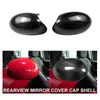 Accessori per interni Coperchio specchio posteriore per auto in fibra di carbonio reale per Mini Cooper R55 R56 2007-2013 R60 2011-2024 Cap laterale