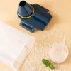 Bottiglie di stoccaggio 2x scatola in polvere in plastica cucina in plastica cestino per cereali detersivo per lavanderia con bocca