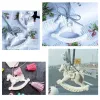 Moulds Resin Rocking Horse Silicone Mold Kitchen Baking Tool DIY Cake Pastry Fondant Moulds Dessert Chocolate Lace Decoration Supplies