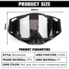 Lunettes nouvelles lunettes de protection moto Sports de plein air coupe-vent anti-poussière lunettes de Ski Snowboard lunettes Motocross anti-émeute 1