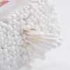 SWAB 400pcs orgânicos cotocolos de algodão bastões de papel bomos de algodão para o nariz de bebê limpo limpo