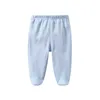 Broek lawadka 0-12m puur katoen pasgeboren babyjongen en meisje broek vaste wrap been lange broek casual baby benen meisje jongen lente/zomerl2404