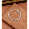 Persoonlijke fijne sieraden High -end Custom 14K of 18K Real Gold Moissanite Bezel Set Tennis Chain