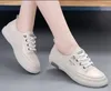 Chaussures décontractées Femme Sneaker Cuir Little White 2024 Printemps Autumn Oxford Soft Sole Sole Vulcanie Shoe Dames Walking