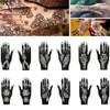 Tattoo Transfer Professional Wedding Tool Hand Foot Temporary Tattoo Henna Stencil Body Art Sticker Tattoo Stencil Template 240426