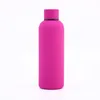 Water Bottles 304 Stainless Steel Small Mouth Bottle Double-layer Insulation 500ML Outdoor Sports Cup Rubber Paint