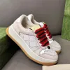 Screener män sneakers skor topp lyx retro chunky tränare bi-färg gummi sula män kvinnor fest bröllop komfort skateboard gå orolig smutsiga sneakers