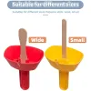 Tools DripProof Popsicle Rack Drip Free Ice Holder Free Frozen Treats Rack Popsicle Holder with Straw For Kids Ice Cream Cool Summer
