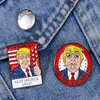 Trump Brooch Trump Duck Brooches Alloy Metal Trump Trump Make America Great Badge, il est NUTS BADGE