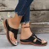 Casual schoenen Luipaard Afdruk Women Slippers Zomerstrand Sandalen Open Teen Flip Flops Wedges Comfortabele sneakers