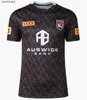 New Qld 2023 2024 Queensland Maroons Rugby Jerseys State of Origin Indigneous Training Rugby Shirt Anpassad namn och nummer