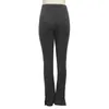 Pantalon féminin Kintted Slim Casual Warm Low-Longueur Pull pour le sol pour femmes Automne Hiver High Wistred Knitwear Pantalon Y2K