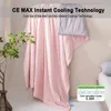 Ice Silk Summer Airconditioning Koeling Quilt Trooster Lichtgewicht dekens Skinvriendelijke ademende waterwasbare stof 240420