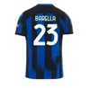 23 24 Jerseys de Alexis Soccer Lautaro Thuram Barella Kid Kit Maillot de Frattesi Final 2023 Maglie Football Shirt Child Tercer Inters Inters Milans jugador Versio3