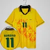 Maglie da calcio Mens Tracksuits 1994 Brasile Home Jersey 1994 11 Romario 20 Ronaldo Jersey