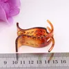 Hårklämmor Barrettes Korea Plastic Hair Claw 3 Tines Crab For Hair Simple Plain Hairn Pin For Women Casual Summer Hair Device Tools Strong Bit Bit Bit 240426