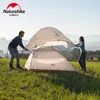 Wolk Up Camping Tent wandelen Outdoor Familie Beach Shade Waterdichte Camping Portable 1 2 3 Persoon Backpacken Tent 240412