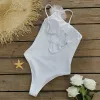 Set 2023 Nouveau triangle de maillot de bain à dos pur en blanc pur naissances oidsher pour femmes Bikini de mode de mode