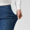 Herrenhosen Goldene Brokatmenschen Hosen im Freien mittelhüft gerade Baumwollelastische Jeans lässige Herren losen Hosen Herbst 2023L2404