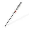 Bits 2pcs Flame Diamond Nail Drill Bits 3/32" Spiral Particle Manicure Drill Bit for Nails Sander Tips Cuticle Clean