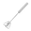 Outils de cuisson 1pcs en acier inoxydable semi-automatique batteur d'oeufs pressis