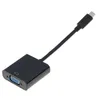 Type C à l'adaptateur VGA Female Cable USBC USB 3.1 à VGA Adaptateur pour MacBook 12 pouces Chromebook Pixel Lumia 950xl Ventes à chaud
