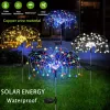 Décorations 1 Packs Lumières de fée solaire, Feux de feu extérieurs imperméables, LEDS GARDE FLOWER Light for Garden Christmas Party Decoration