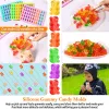 Stampi 50grids Gummy orso stampo silicone orso a forma di caramella con gocce di cioccolato fai -da -te stampi da forno da cucina cucinare strumenti di decorazione da cucina