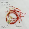 Strands kkbead Evil Eye Bracelet Lucky Red String Bracelets для женщин счастливая улыбка