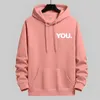 Mens Hoodies Sweatshirts Blessyuki Simple Loose Sweatshirt Herr 2023 Autumn Korean Unique Letter Printed Hoodie Mens Casual Extra Large Long Sleeve Zipper 240425