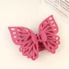 Hair Clips Barrettes Women Extra Large Hair Claw Clips Hollow Butterfly Hairpin Hair Clip Acrylic Bath Barrettes for Girls Hair Accessories 240426