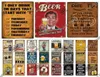 2022 Save Water Drink Bired Tin Sign plaque métal peinture vintage Funny Mur Mur Drinker Wine Awer pour bar Pub Club Kitchen Ho1050659