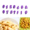 Stampi 40pcs/set di torta alfabeto stampi figura in plastica lettere fondente glassa per glassa per gocce cutter torta da forno stampo strumenti di decorazione