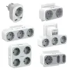 Plugs TESSAN EU KR Plug Power Strip with AC Outlets and USB Charging Ports, Multiple Wall Socket Adapter for Home Office