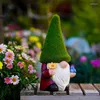 Dekorative Figuren Nordeuins Harz gefockter Zwerg für Outdoor süße gesichtslose Statuen Garten Innenhof Dekor Objekte Zubehör Artikel