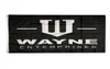 Wayne Enterprises Batman Flag Banner 3x5 feet Man Mağara Açık Bayrak 100 Tek Katman Yoldaşlığı Polyester 3x5 ft Flag6118412