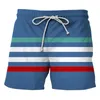 Zomerheren shorts snel drogen Hawaii Holiday Sports Swimming Trunks Fashion 3D Coconut Tree Gedrukt Loose 6xl 240417