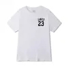 Men's T-Shirts Summer Hot Sale New Tee 23 Print Men Swag T-Shirt Top Quality Cotton Men/Women Hip Hop Short Sle T shirt Men J240426