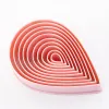 Formar 10st Vattendroppar Cookie Cutter 1.59.6 cm Rose Flowal Petal Form Pastry Baking Mögel Polymer lerskärare för örhängen smycken