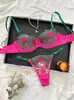 Ensemble de soutien-gorge en dentelle florale sexy ensemble de lingerie luxueuse lingerie bonne lingerie sans bretelles florales exquises